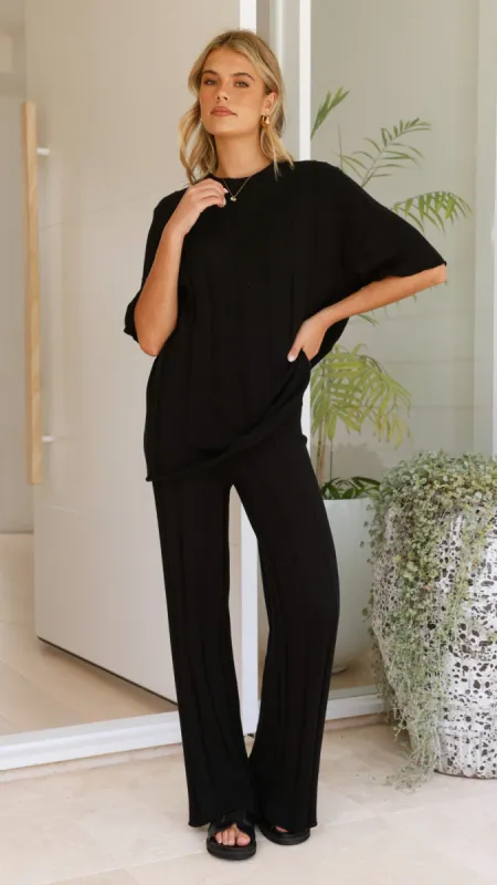Bayu Knit Pants - Black sold by Billy J