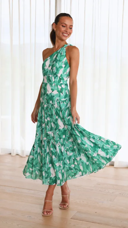 Jayma Maxi Dress - Green Multi sold by Billy J