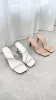 Femi Heel - White Diamante sold by Billy J