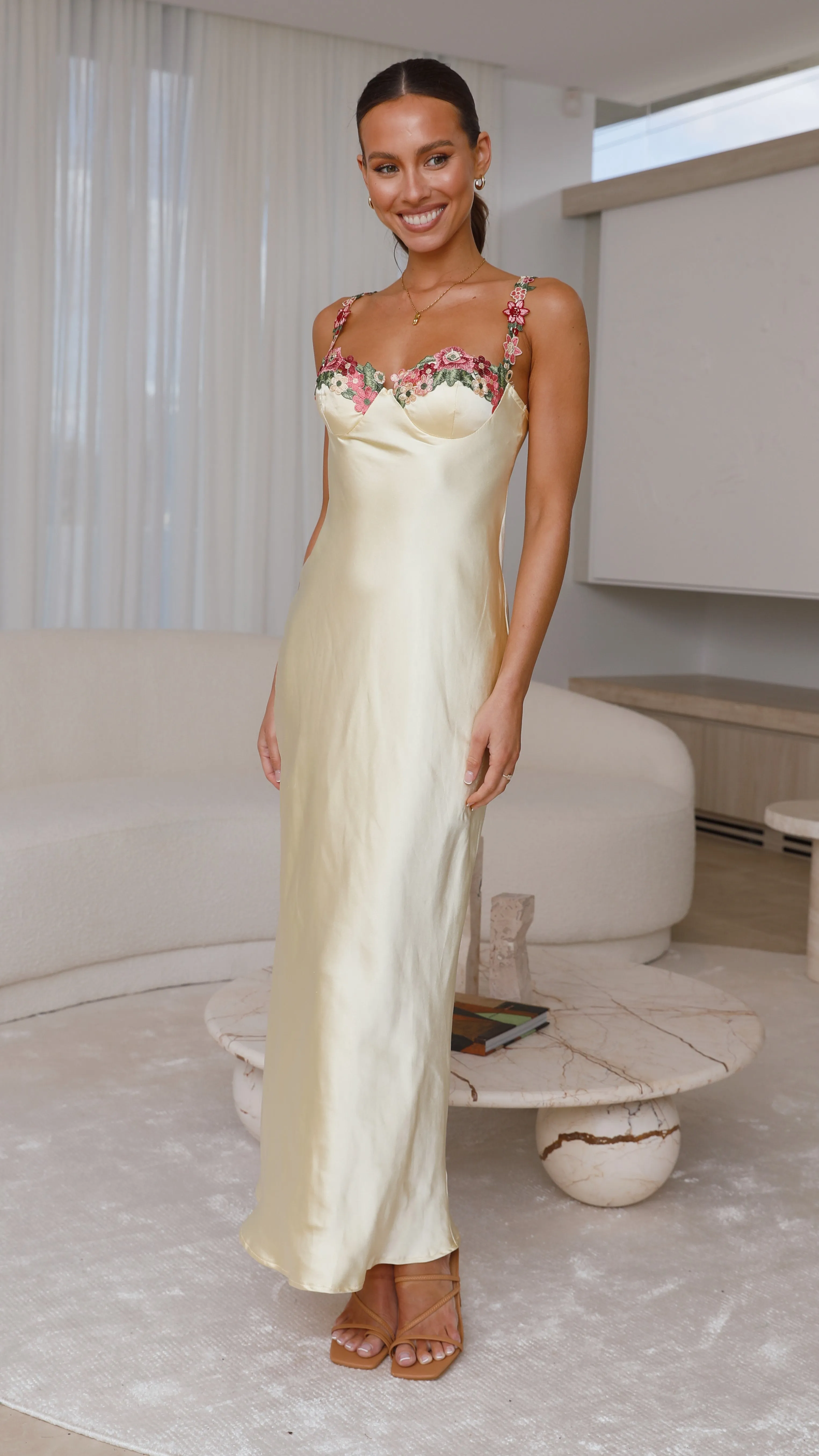 Aurora Maxi Dress - Yellow sold by Billy J product image thumbnail 5