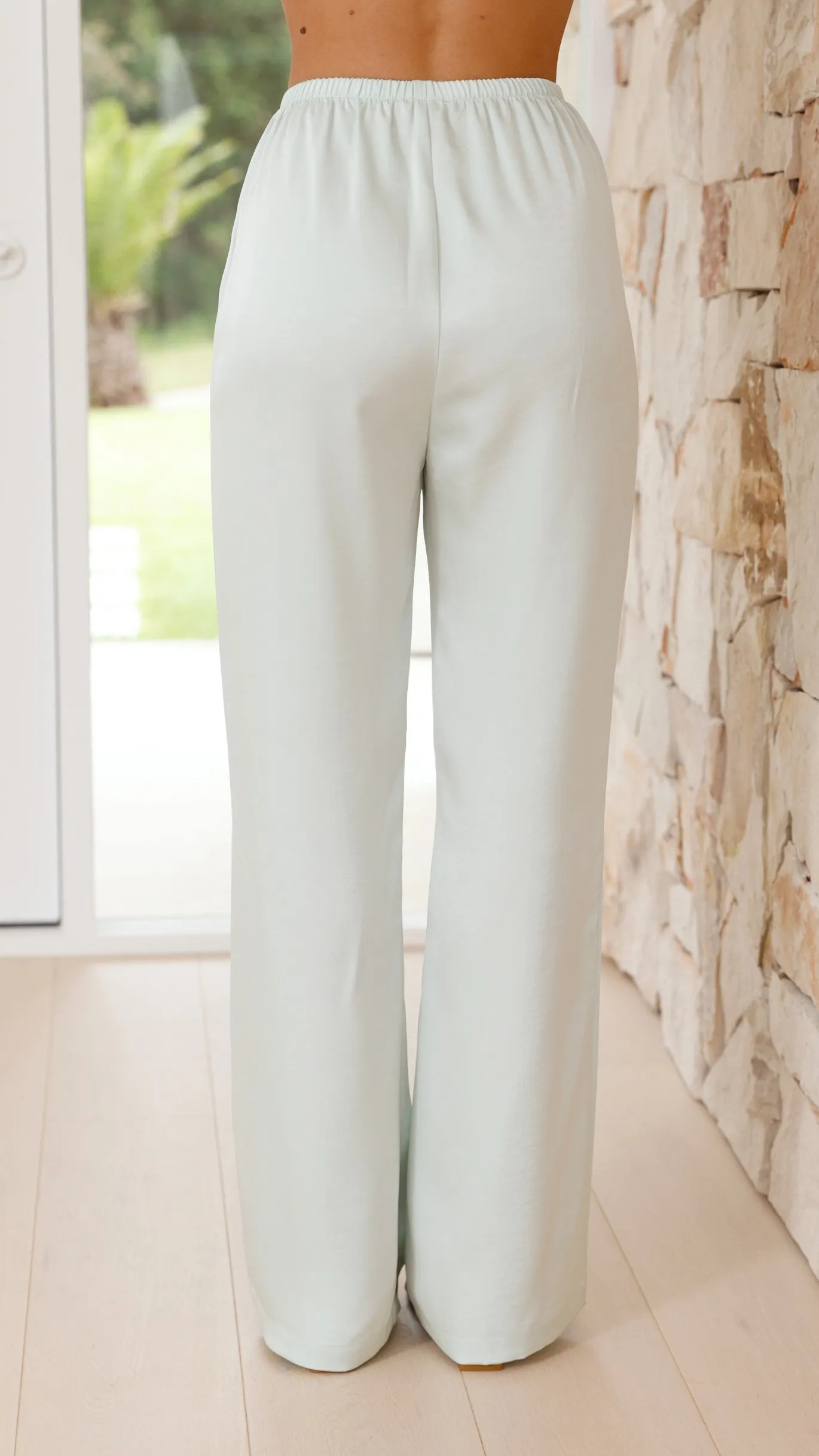 Imogen Button Pants - Seafoam sold by Billy J product image thumbnail 3