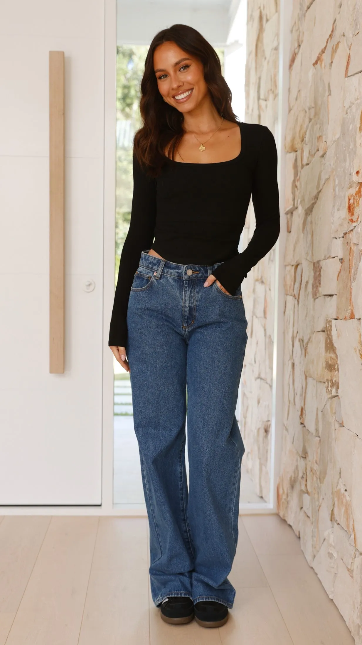 Raina Long Sleeve Top - Black sold by Billy J product image thumbnail 4