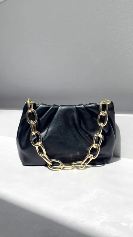 Jetta Shoulder Bag - Black sold by Billy J