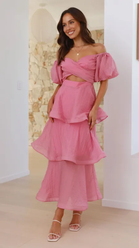 Casey Maxi Dress - Pink sold by Billy J