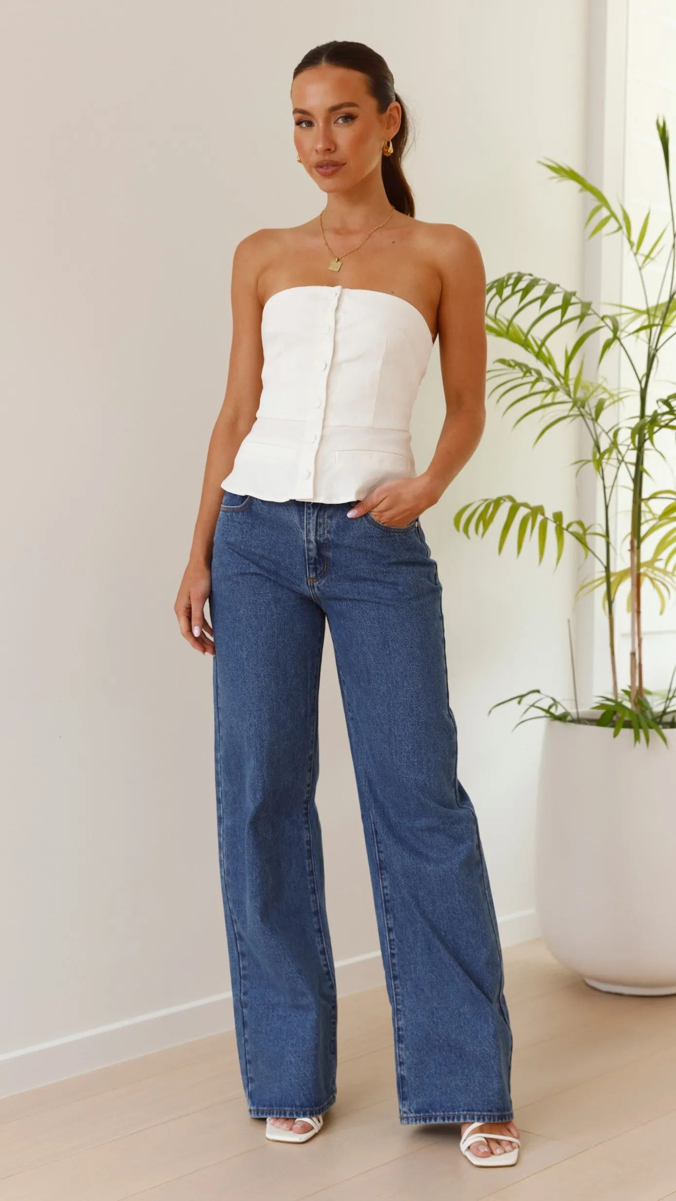 Jemma Top - White sold by Billy J product image thumbnail 5