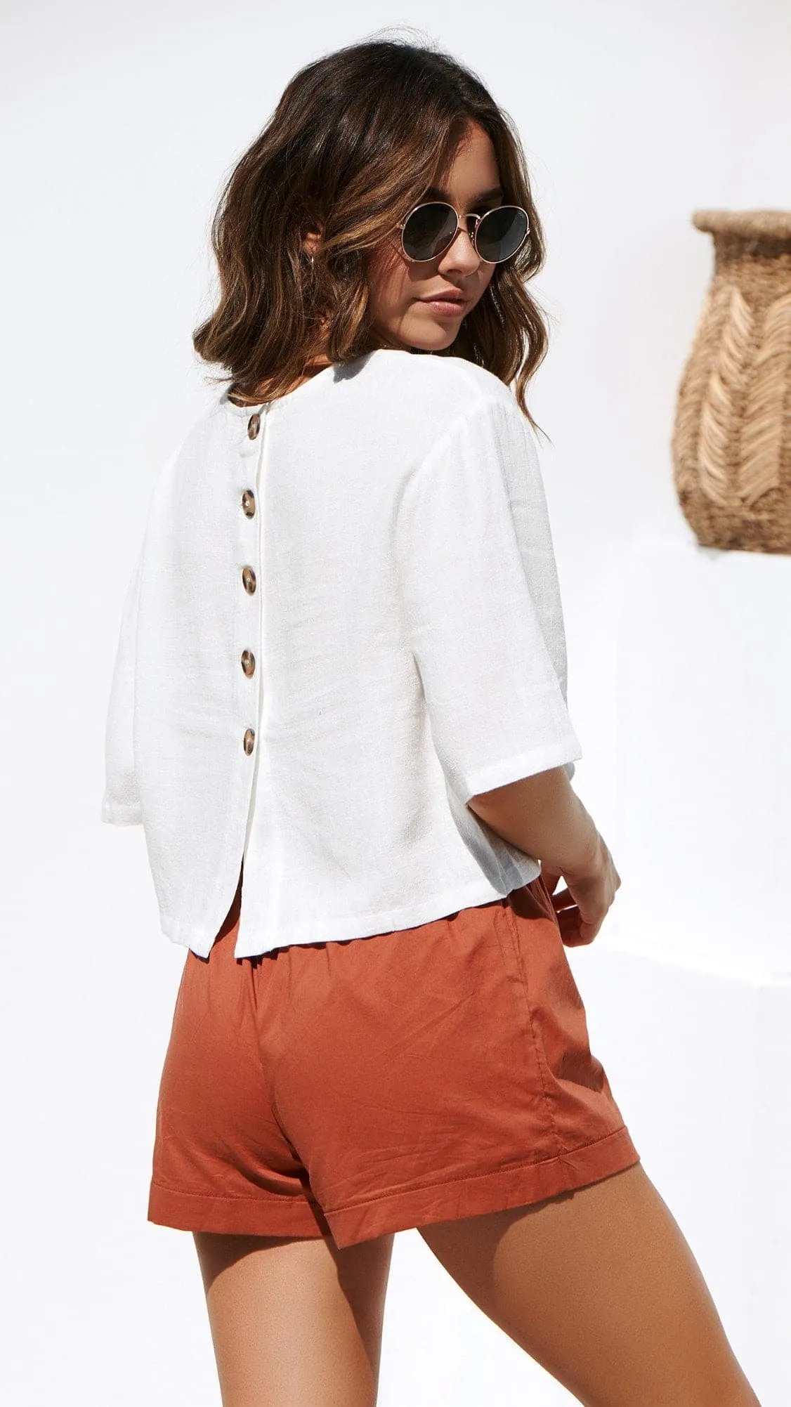 Charlotte Top - White sold by Billy J product image thumbnail 5