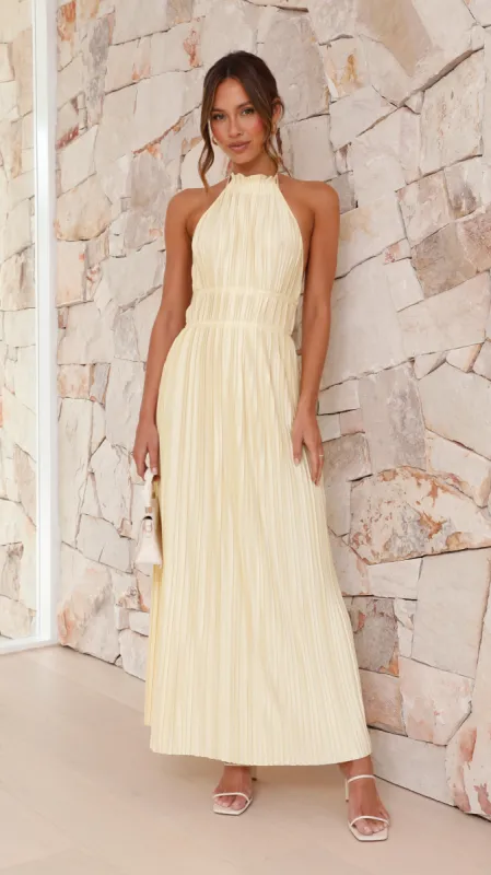 Frances Maxi Dress - Yellow sold by Billy J