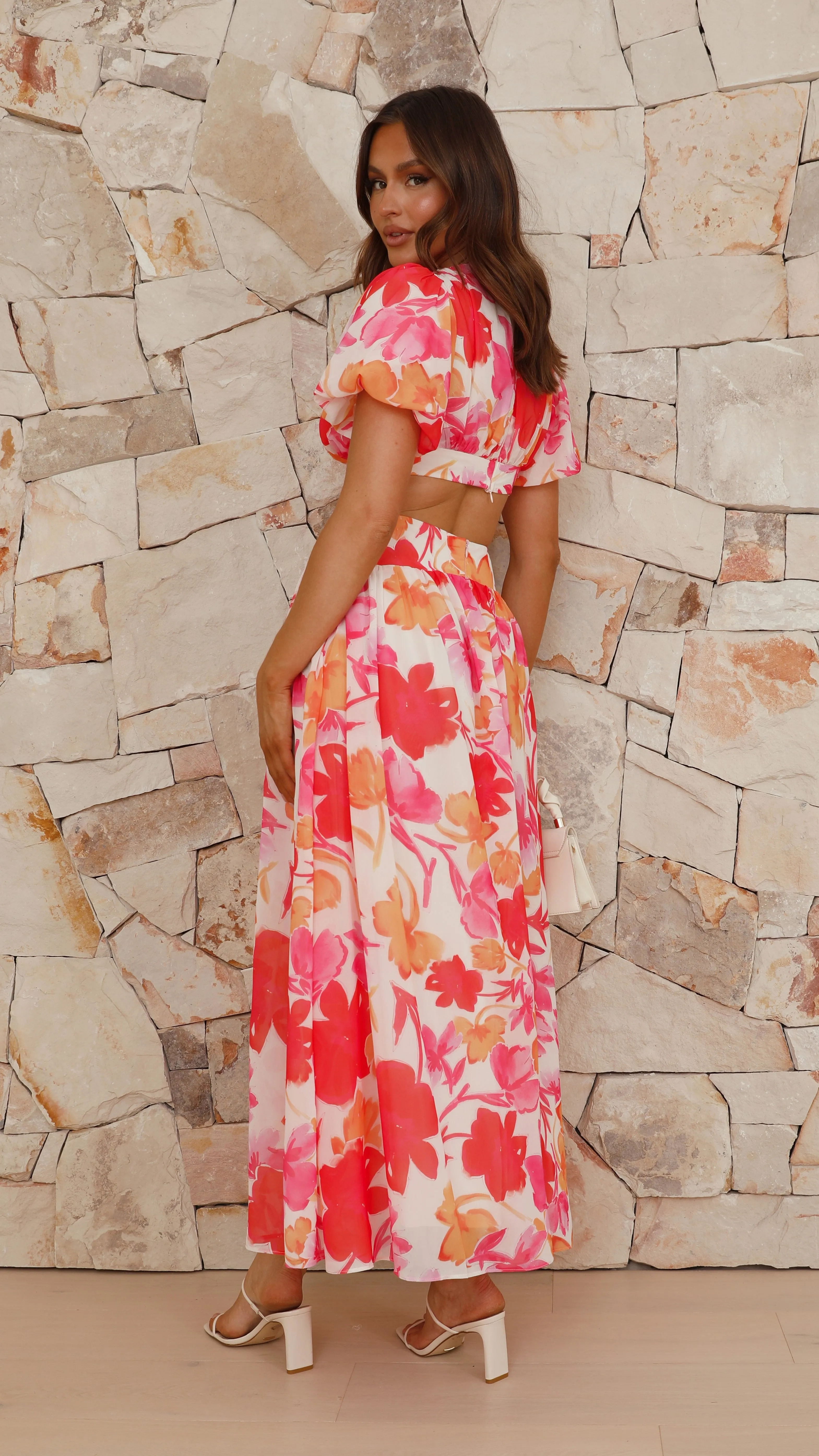 Rochelle Midi Dress - Hot Pink sold by Billy J product image thumbnail 2