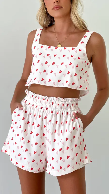 Paros Top - Sweetheart Print sold by Billy J