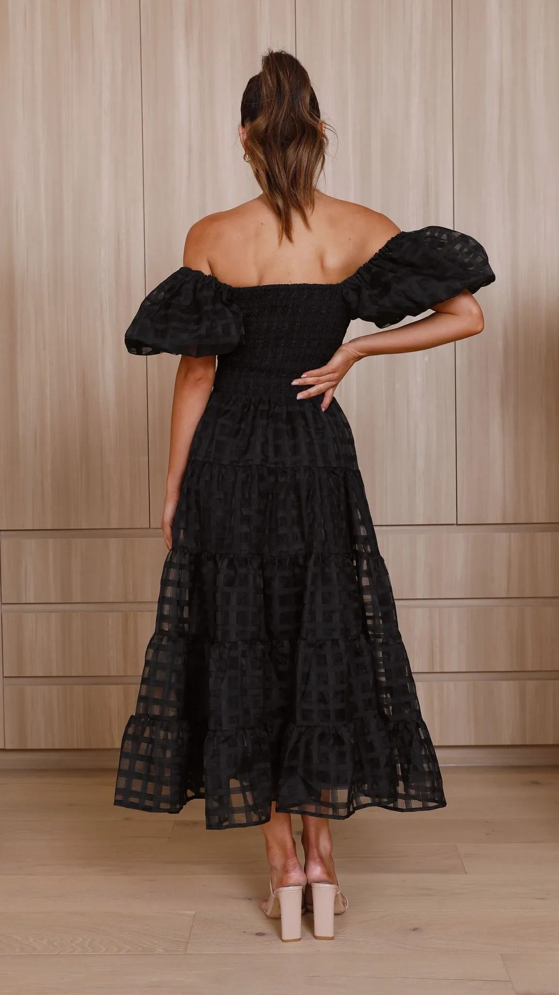 Deemi Maxi Dress - Black sold by Billy J product image thumbnail 3