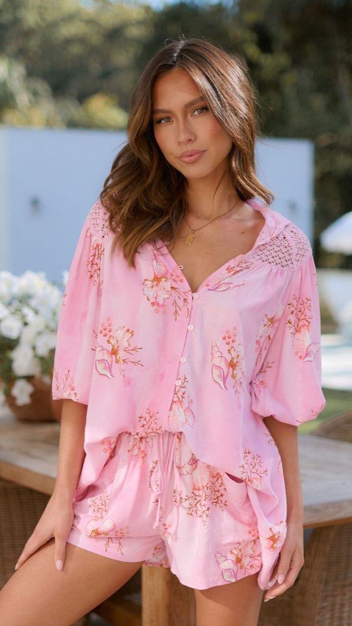 Florence Blouse - Seashells sold by Billy J