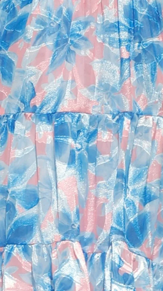 Silica Maxi Dress - Blue sold by Billy J product image thumbnail 5