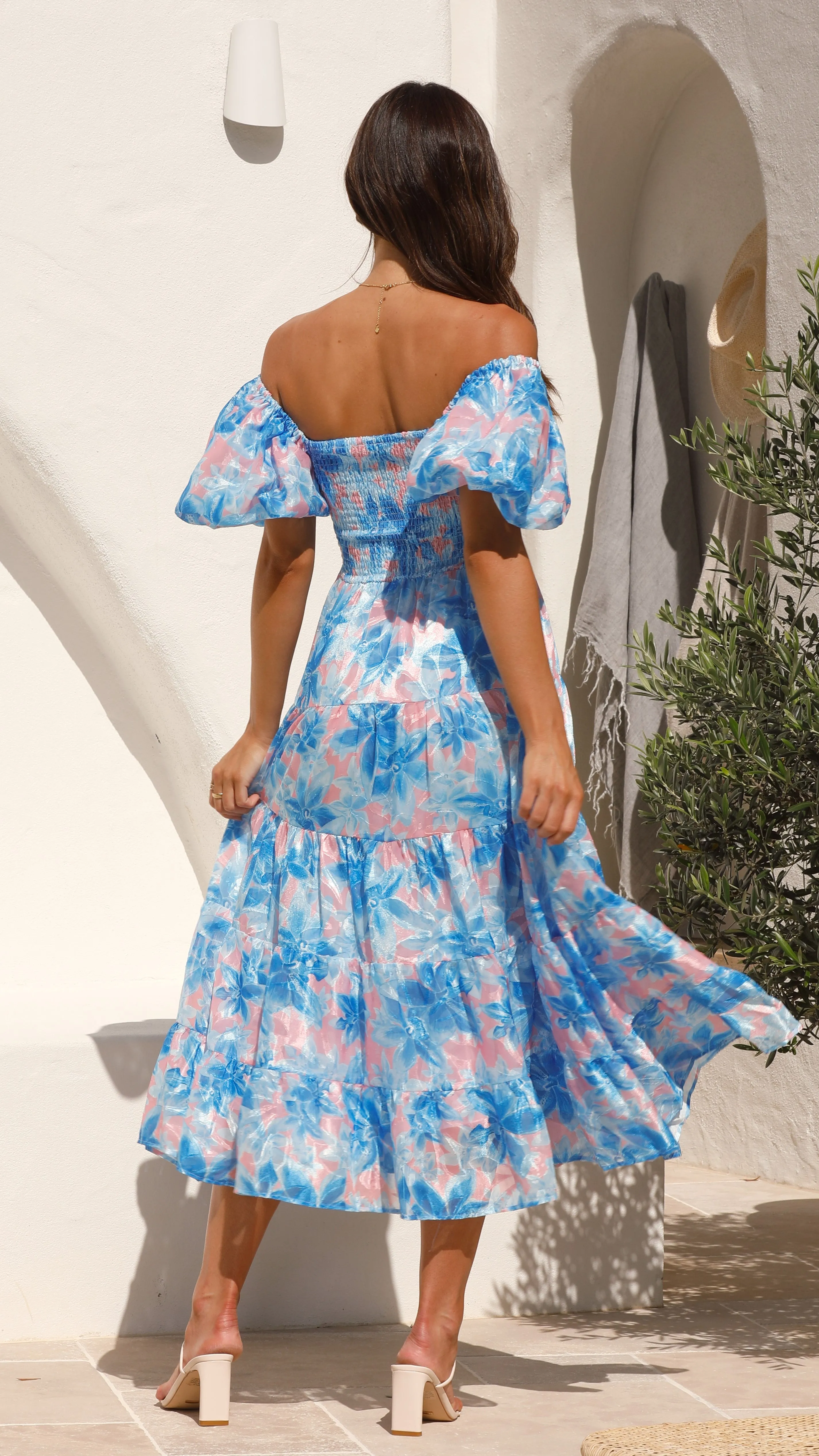 Silica Maxi Dress - Blue sold by Billy J product image thumbnail 2