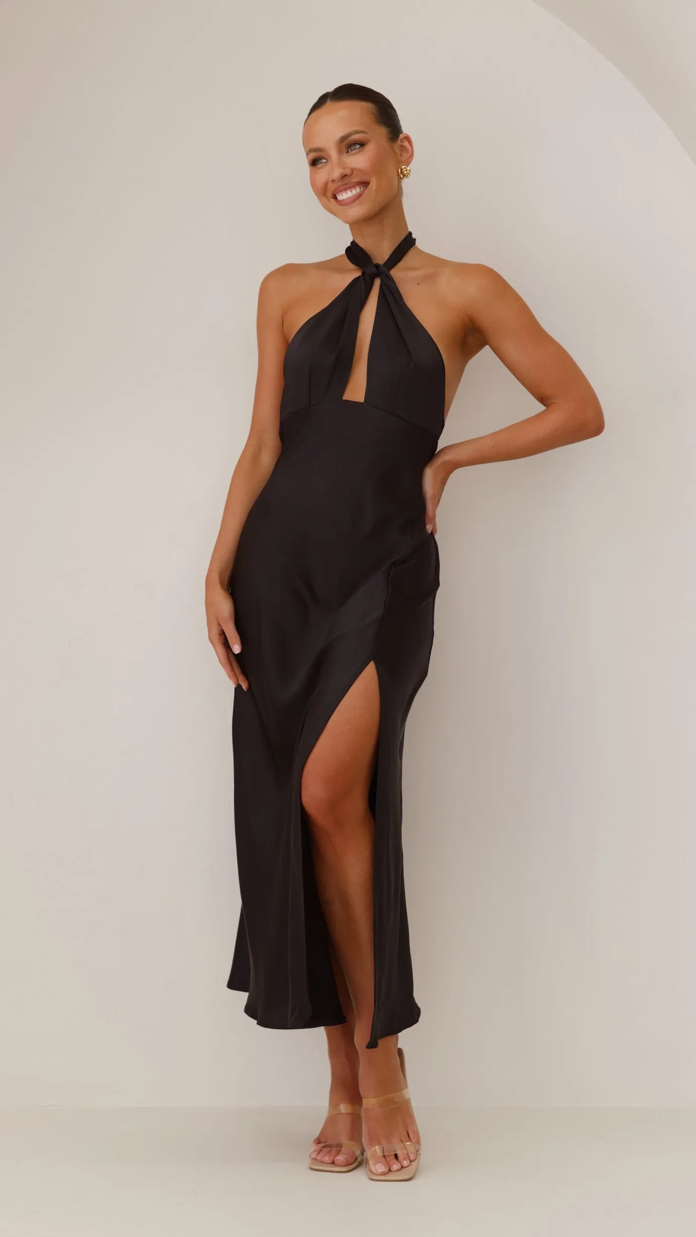 Amalia Maxi Dress - Black sold by Billy J