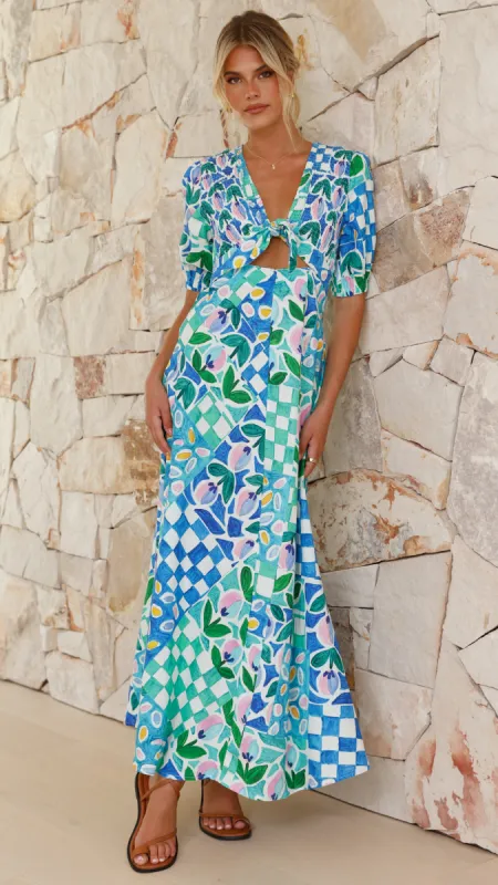 Morella Maxi Dress - Menorca sold by Billy J