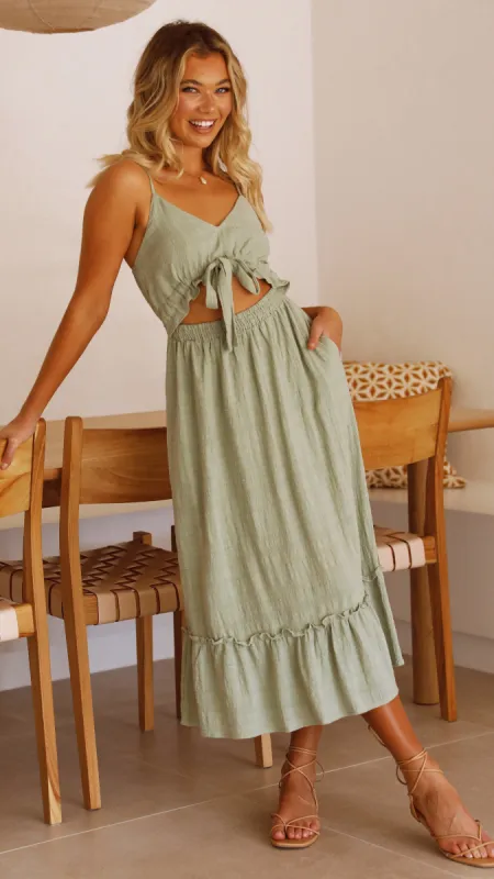 Soul Dress - Sage sold by Billy J