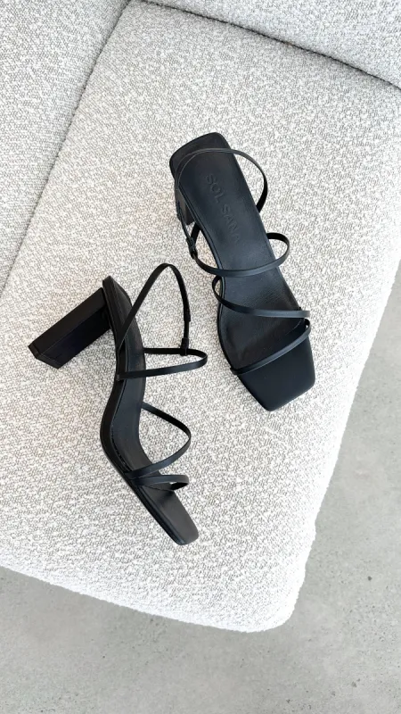 Sol Sana Geanie Heel - Black sold by Billy J