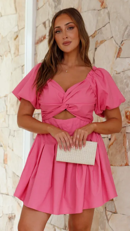 Stelle Mini Dress - Pink sold by Billy J