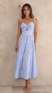 Armani Midi Dress - Blue sold by Billy J