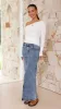 Habiki Maxi Skirt - Mid Blue Denim sold by Billy J