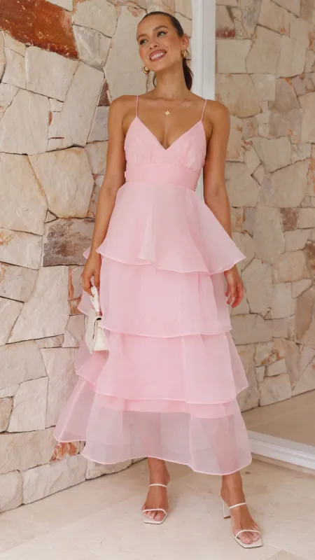 Shayla Maxi Dress - Pink sold by Billy J