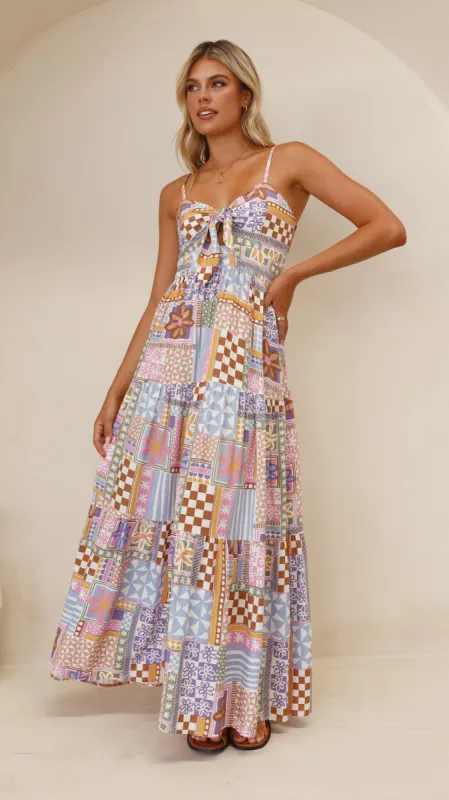 Bambi Maxi Dress - Sweet Illusions Print sold by Billy J