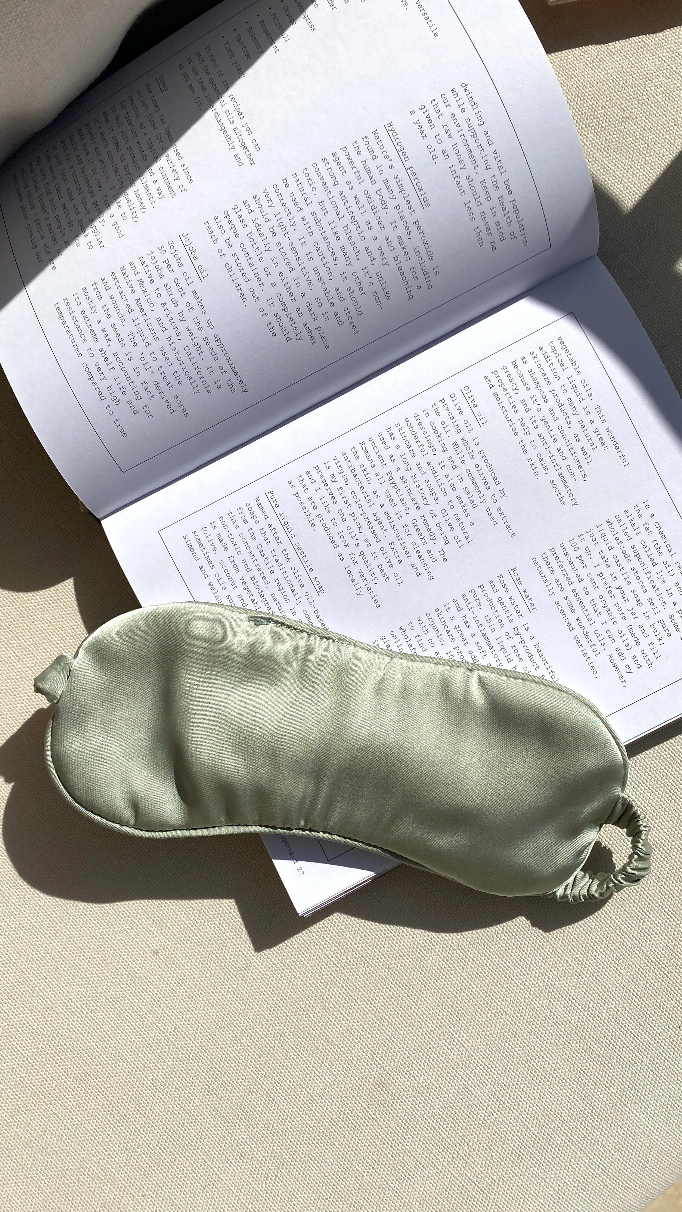 Harper Eye Mask & Scrunchie - Olive sold by Billy J product image thumbnail 5