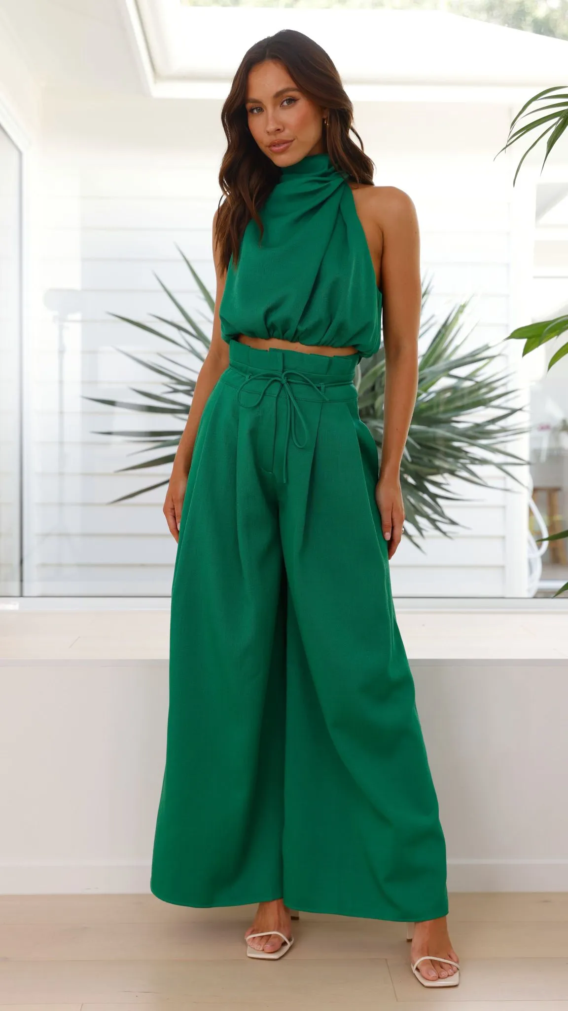 Kavia Pants - Forest Green sold by Billy J