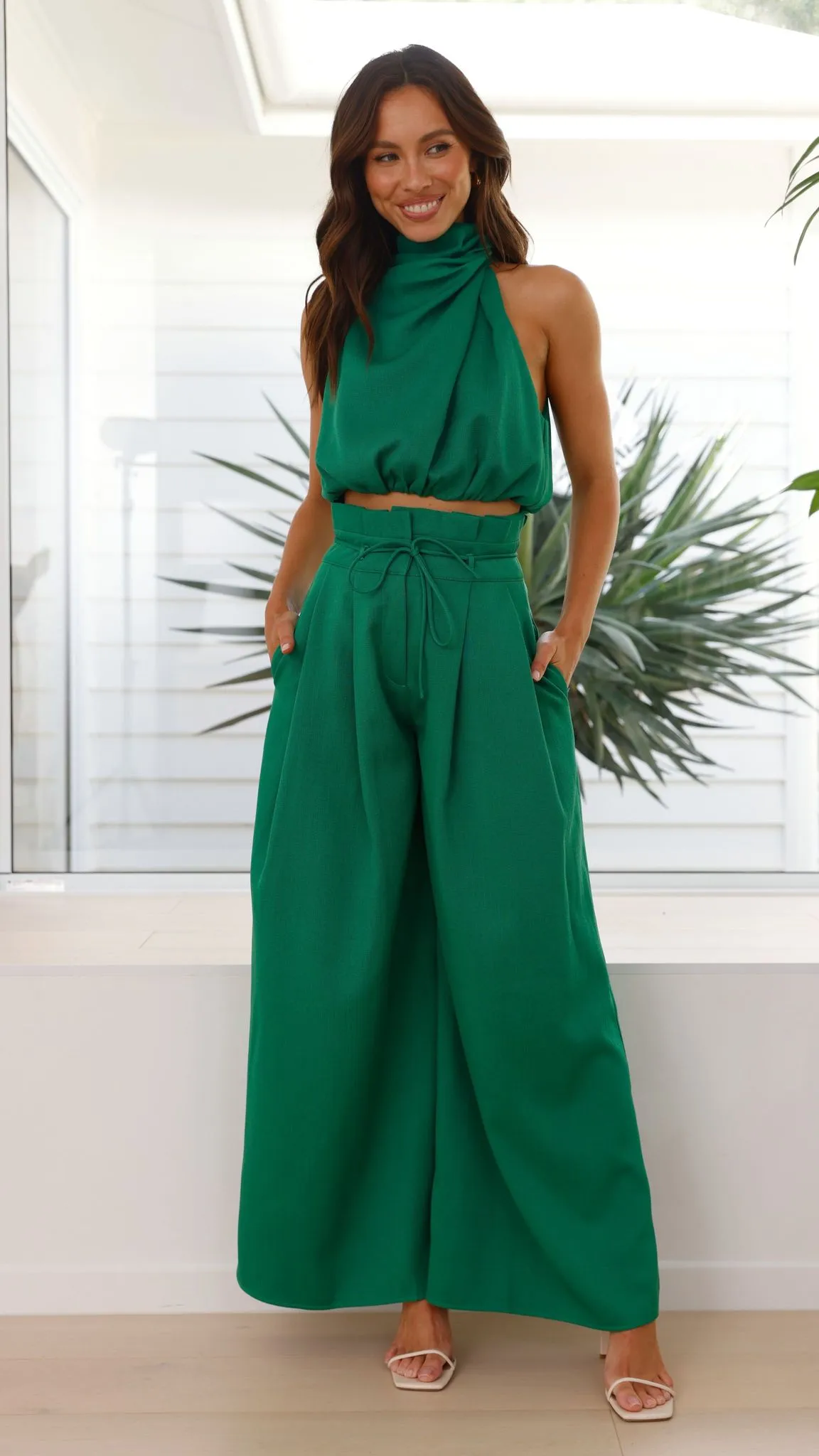 Kavia Pants - Forest Green sold by Billy J product image thumbnail 4