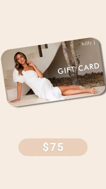 Gift Card - $75 sold by Billy J