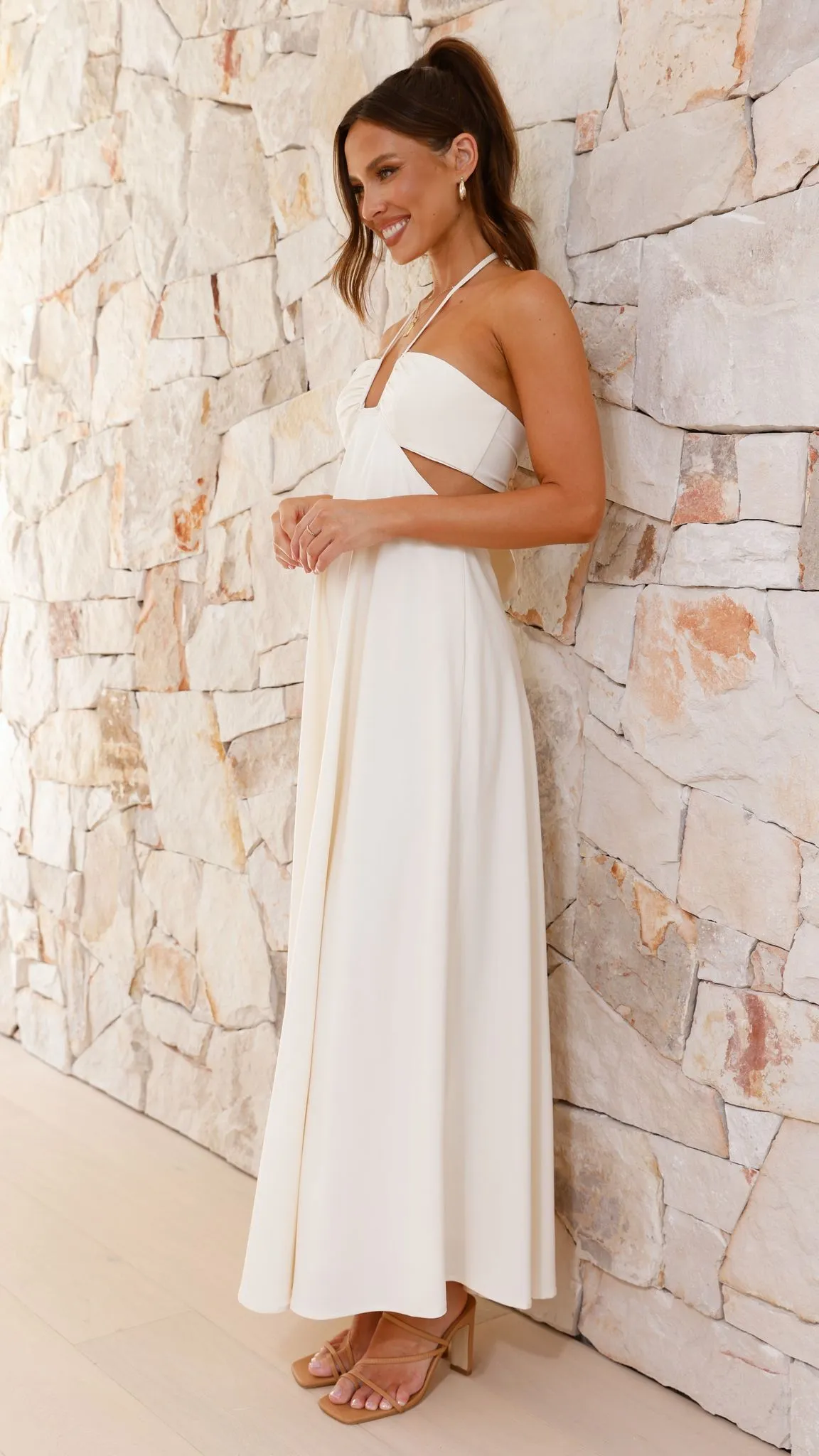 Faya Maxi Dress - Butter sold by Billy J product image thumbnail 3