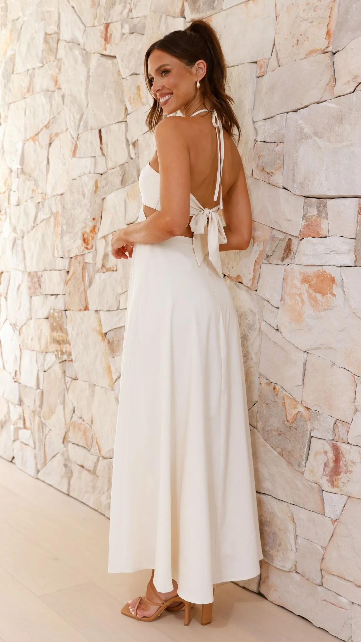 Faya Maxi Dress - Butter sold by Billy J product image thumbnail 2