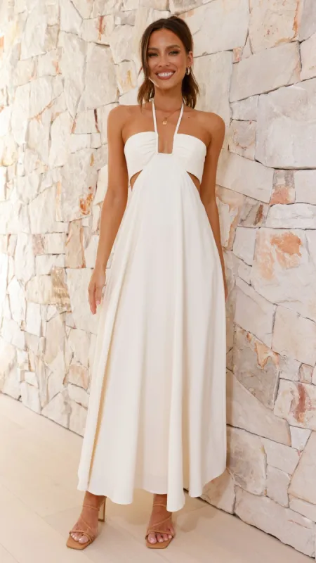 Faya Maxi Dress - Butter sold by Billy J