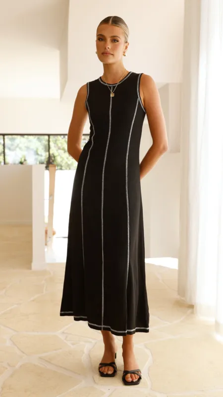 Shauna Maxi Dress - Black sold by Billy J
