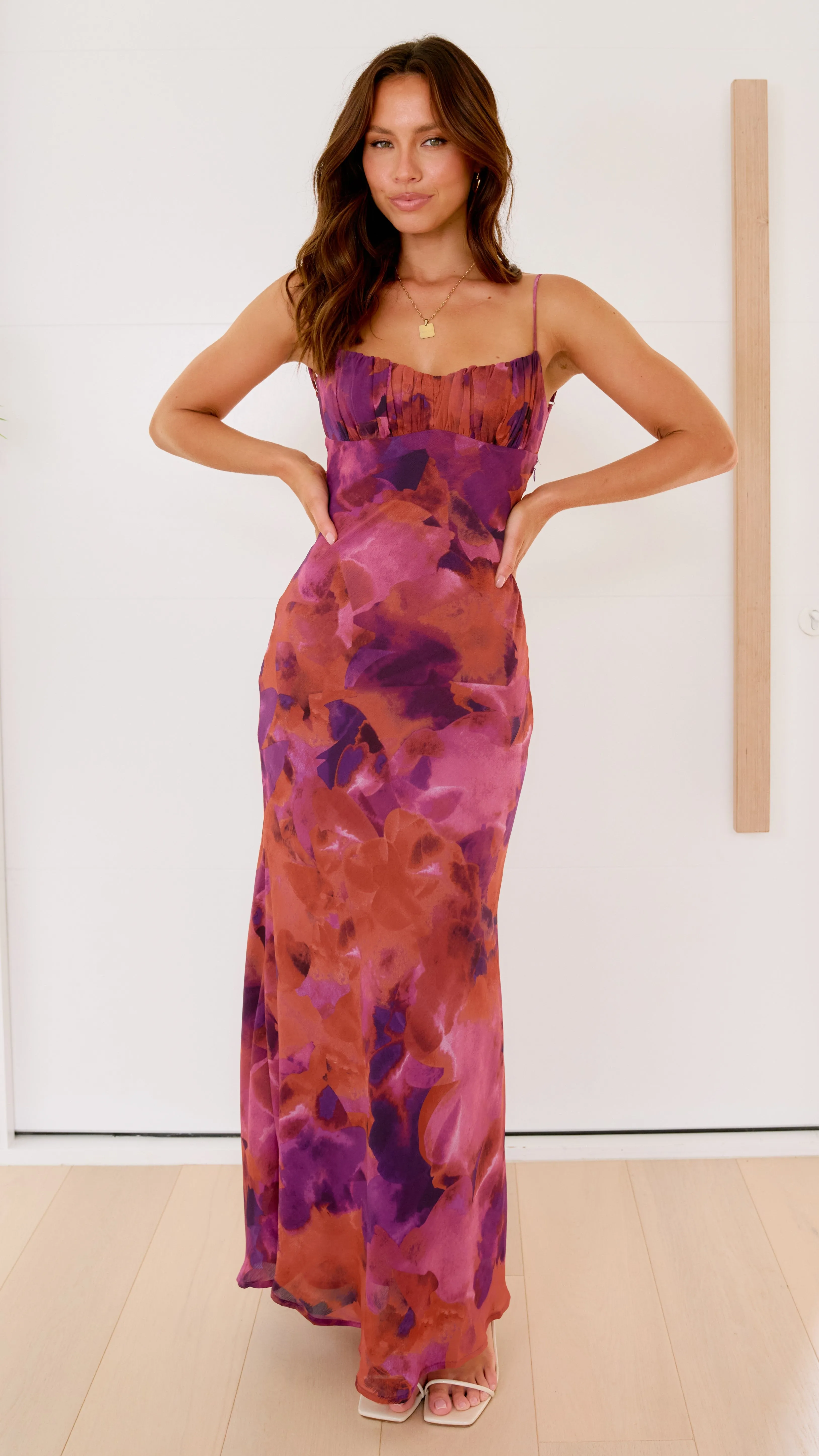Margie Midi Dress - Dark Rose sold by Billy J product image thumbnail 4