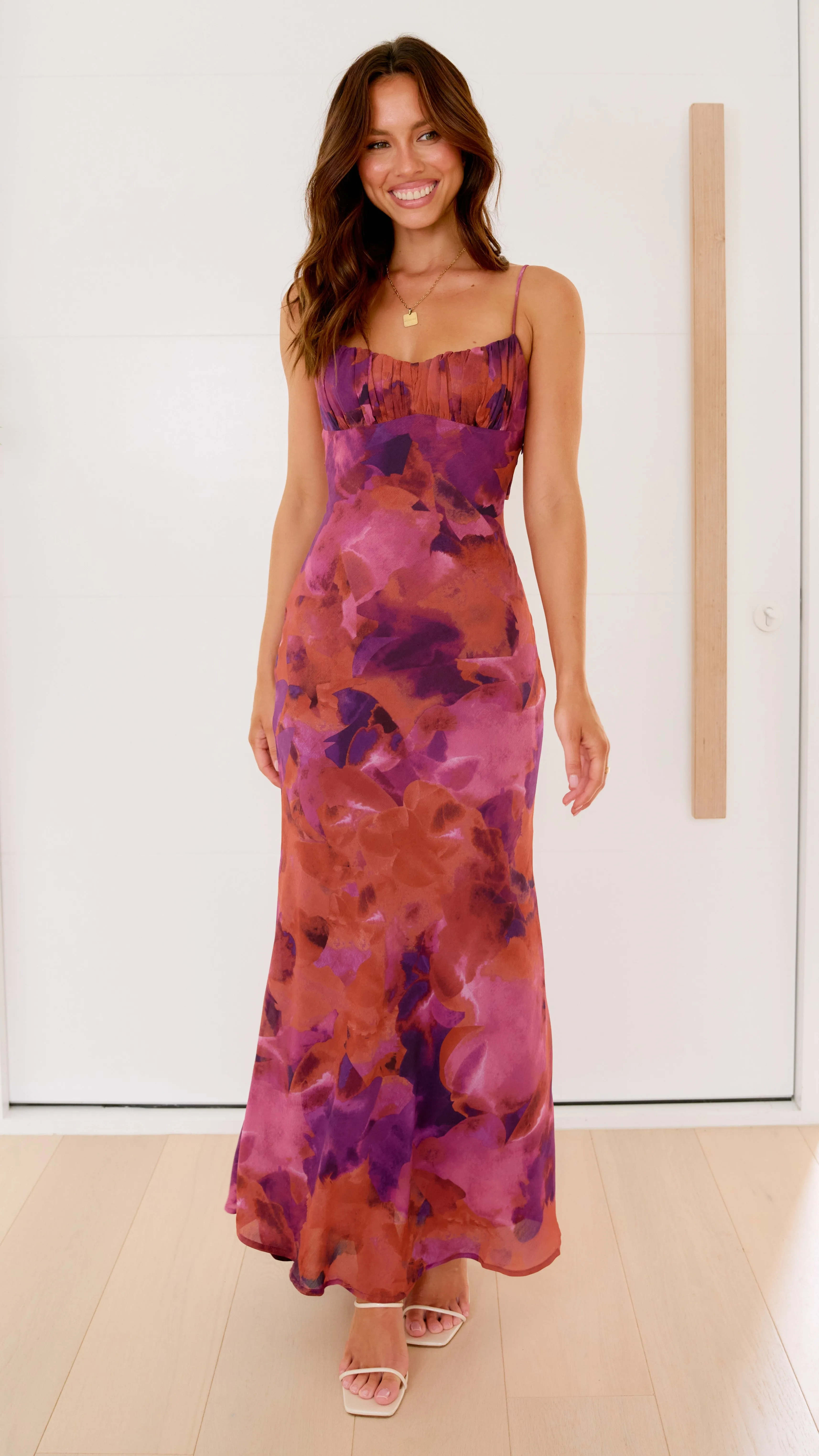 Margie Midi Dress - Dark Rose sold by Billy J