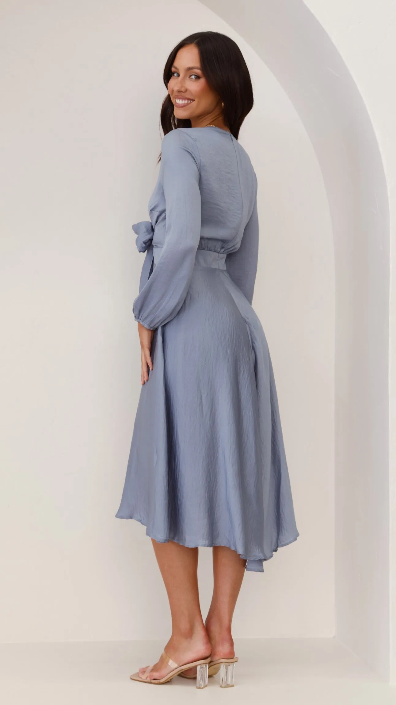 Starry Nights Dress - Steel Blue sold by Billy J product image thumbnail 5