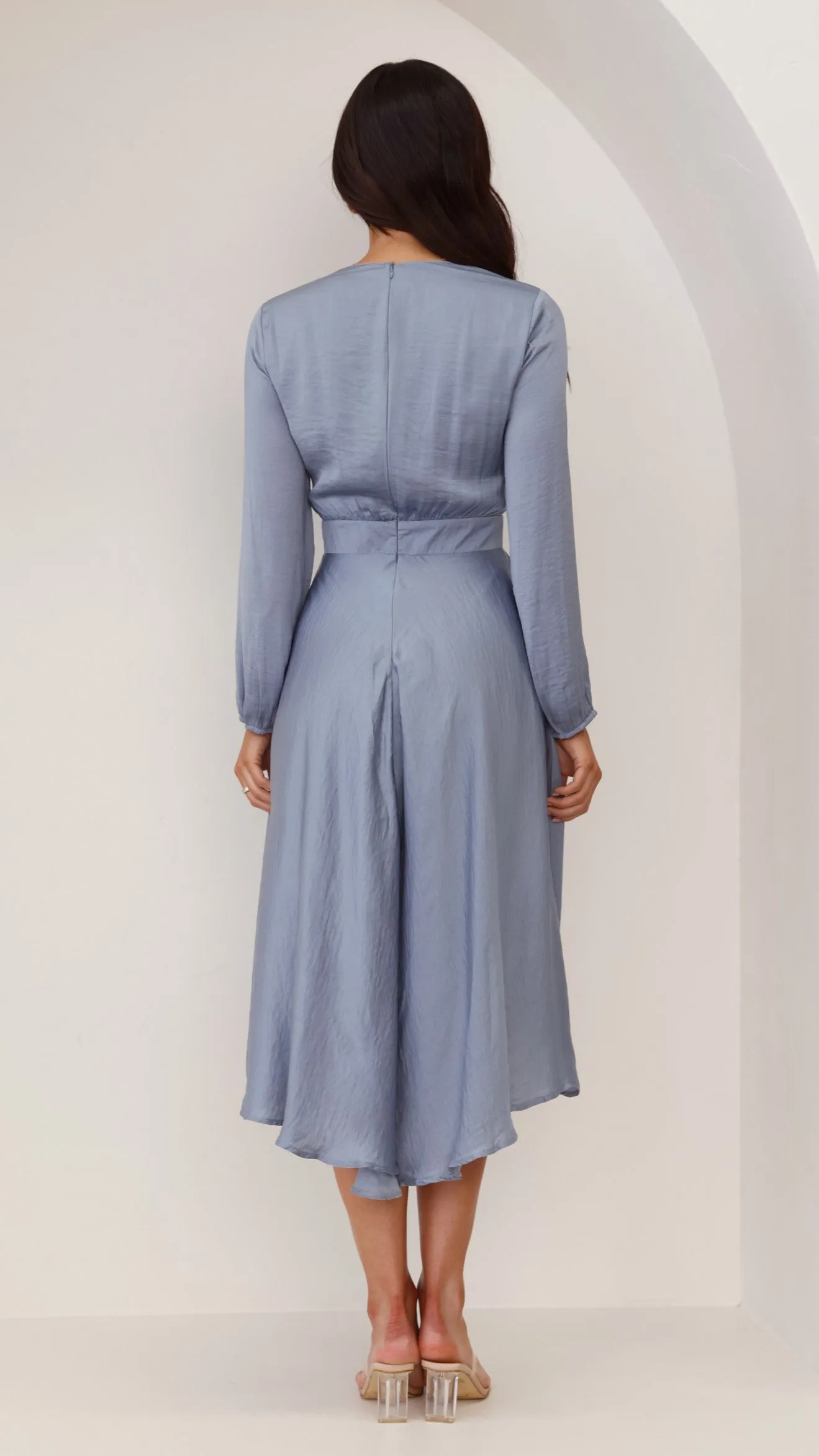 Starry Nights Dress - Steel Blue sold by Billy J product image thumbnail 3