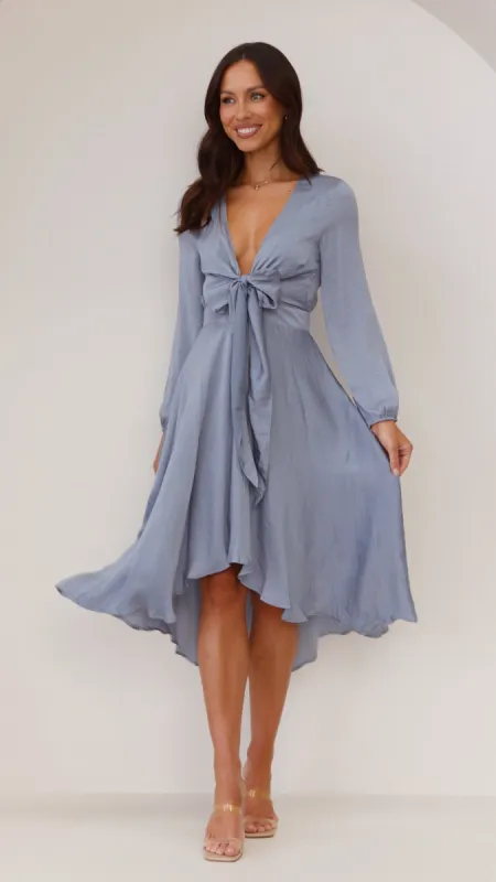 Starry Nights Dress - Steel Blue sold by Billy J