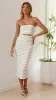 Marissa Midi Dress - Sage / White Stripe sold by Billy J