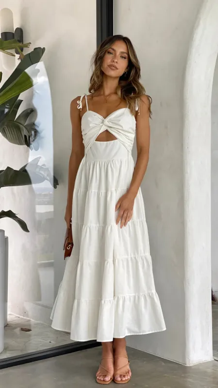 Armani Midi Dress - White sold by Billy J