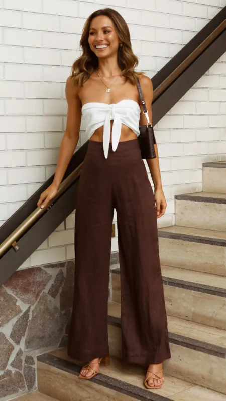 Karah Pants - Chocolate sold by Billy J
