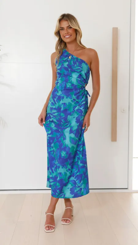 Percy Maxi Dress - Blue sold by Billy J