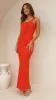 Greta Maxi Dress - Red sold by Billy J