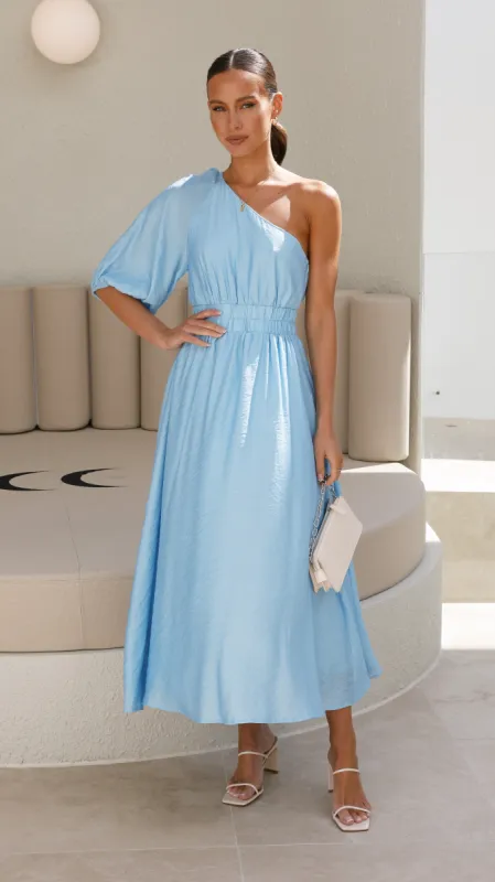 Erica Midi Dress - Blue sold by Billy J