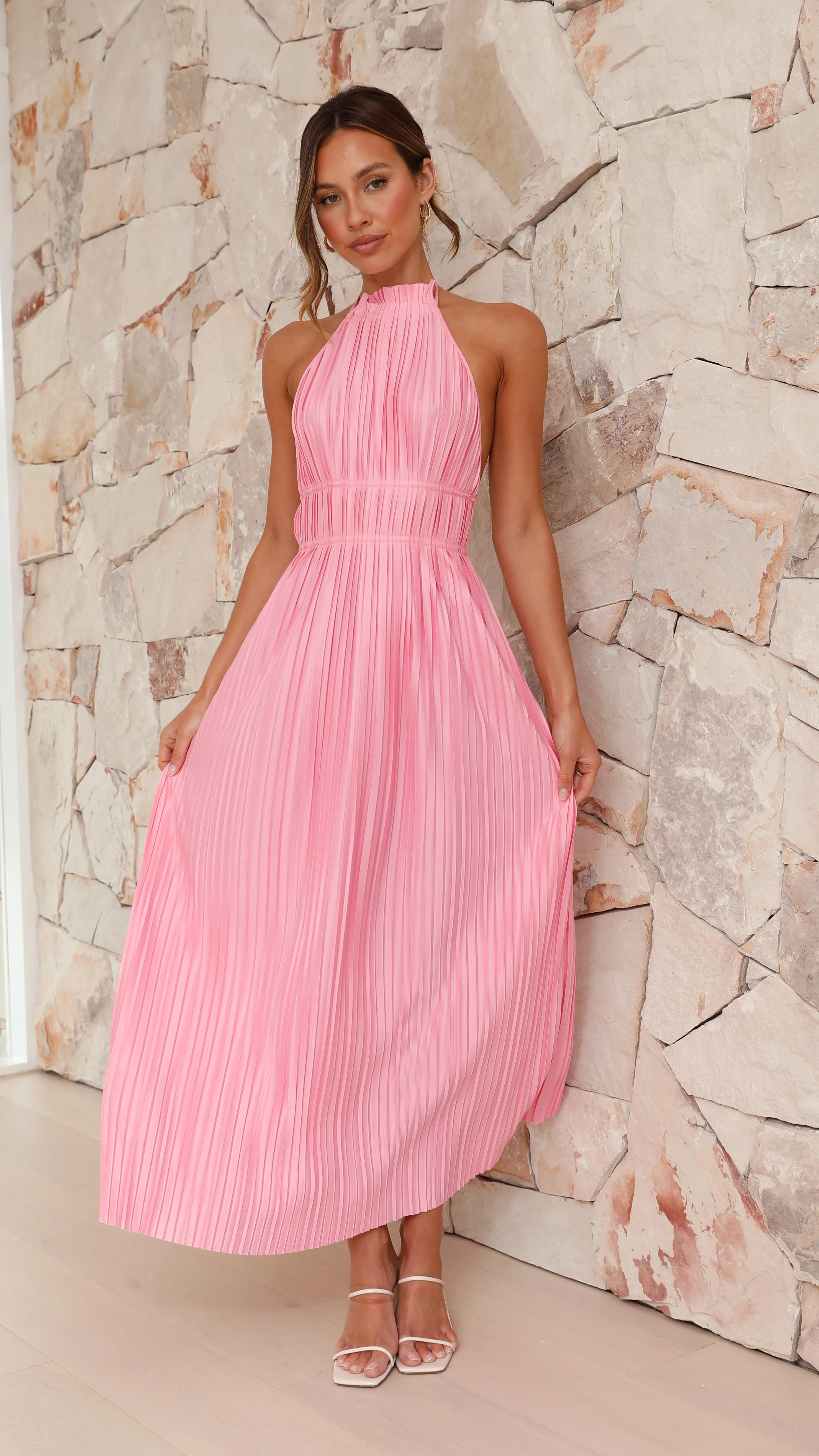 Frances Maxi Dress - Pink sold by Billy J