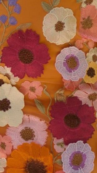 Primrose Mini Dress - Orange Floral sold by Billy J product image thumbnail 4