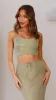 Winnie Crop Top - Sage Cupro sold by Billy J