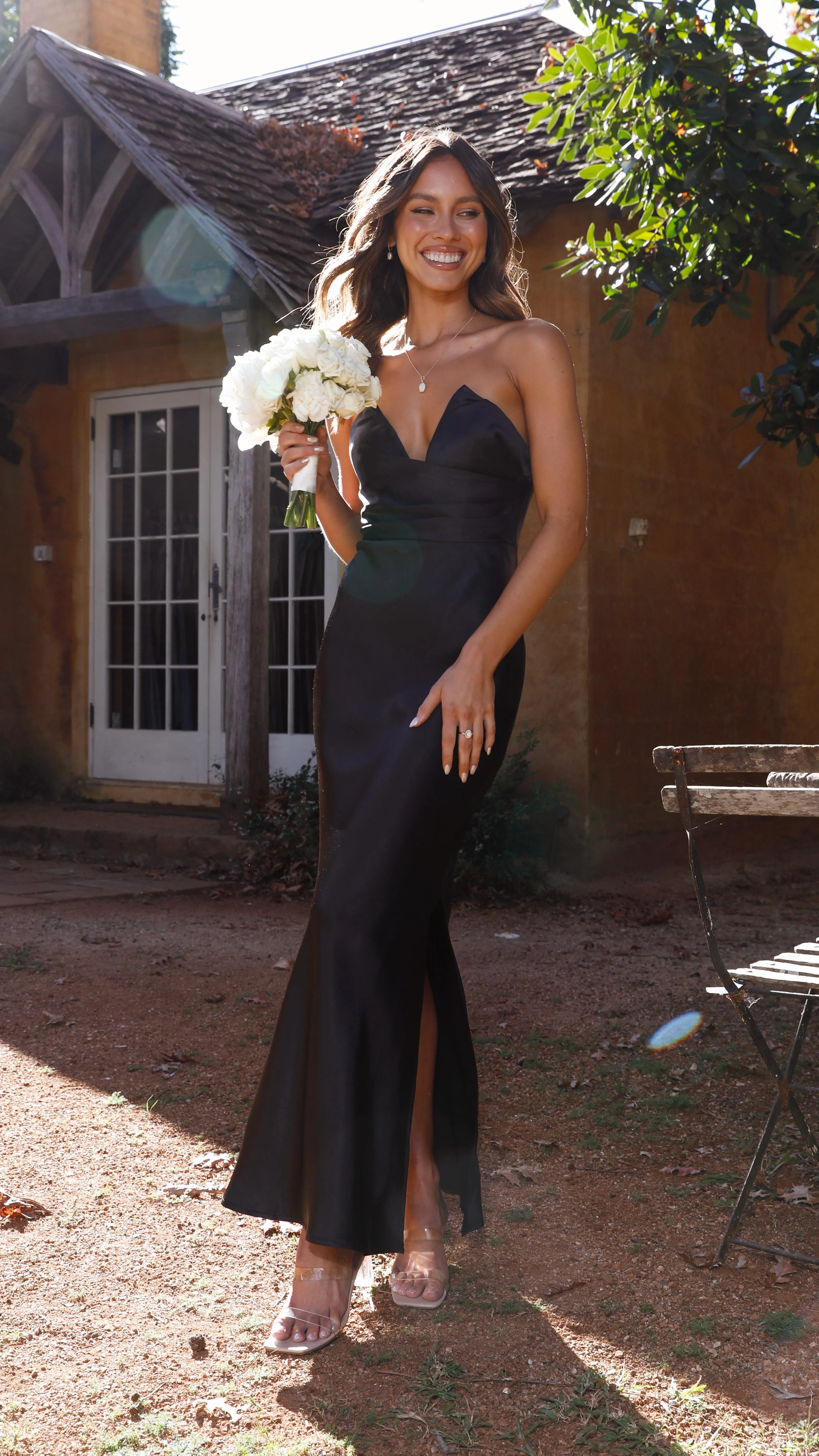 Valerie Maxi Dress - Black sold by Billy J product image thumbnail 2