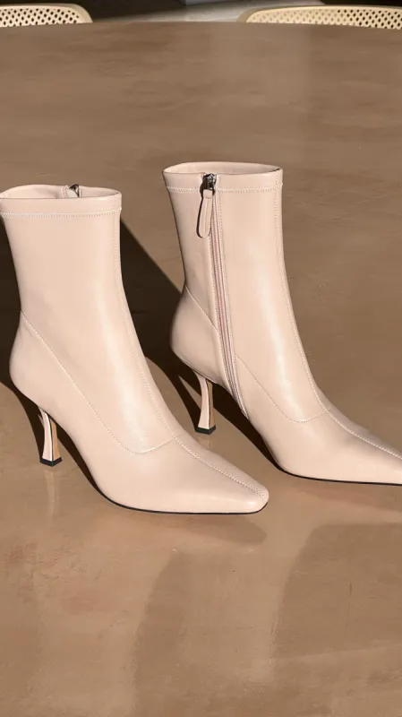 Alias Mae Carmen Boot - Cream Soft Leather sold by Billy J